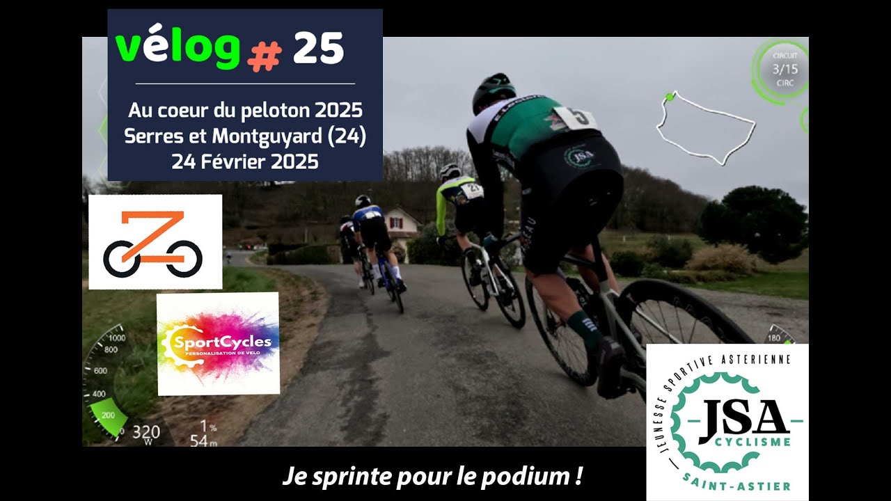 Serres et Montguyard - Course Ufolep3 - Je sprinte pour le podium ...