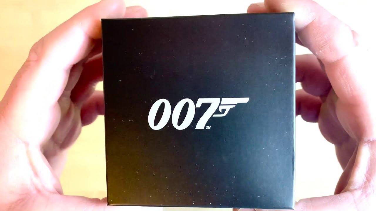 James Bond 007 1oz Silver Proof High Relief Coin. Limited
