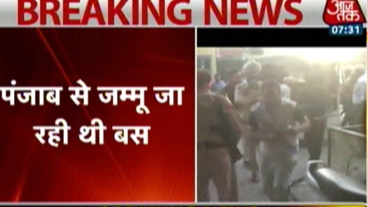 Militants Attack Jammu-bound Passenger Bus in Gurdaspur, Punjab