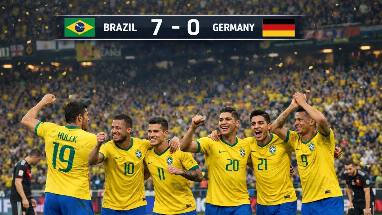 Brasil🇧🇷 7x0 🇩🇪Alemanha — A vingança de 2014 no PES 2019! 