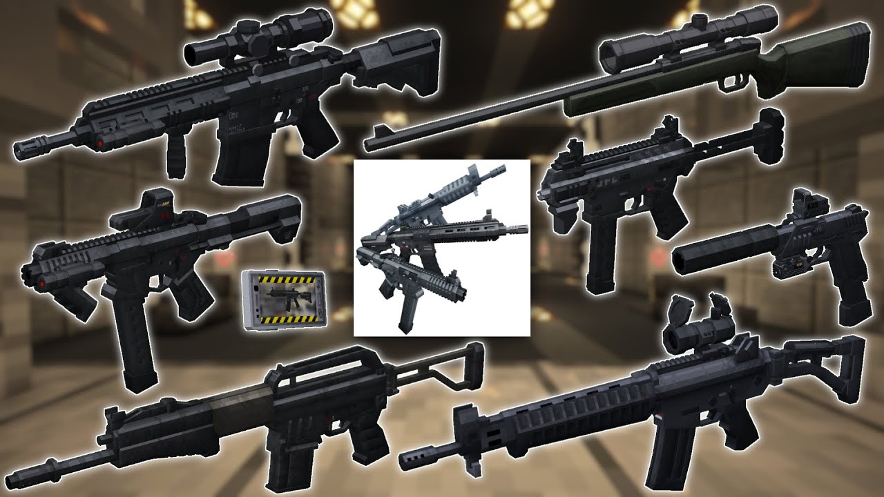 Minecraft TaCZ Daffa's Arsenal Gunpack - All Weapons Showcase | v2.4.0 | By DaffaTheOne