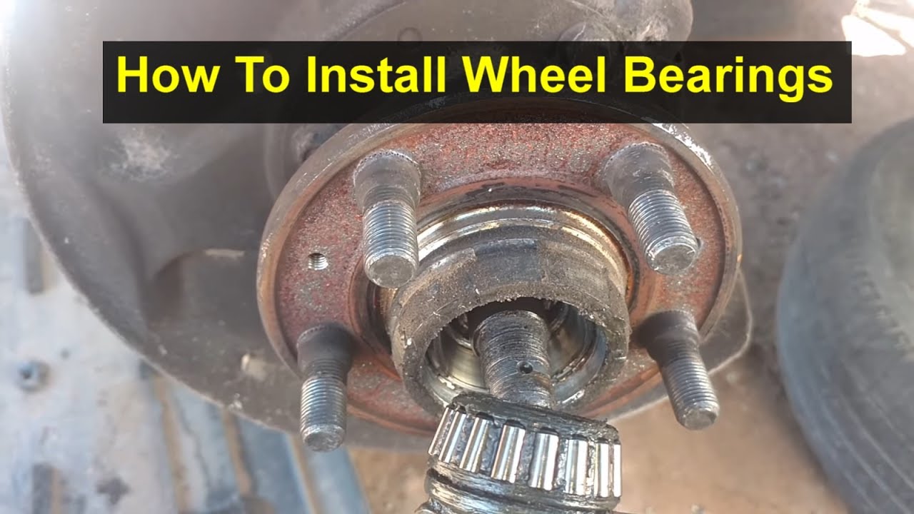 Wheel bearing installation on must vehicles and red block Volvo cars. - VOTD