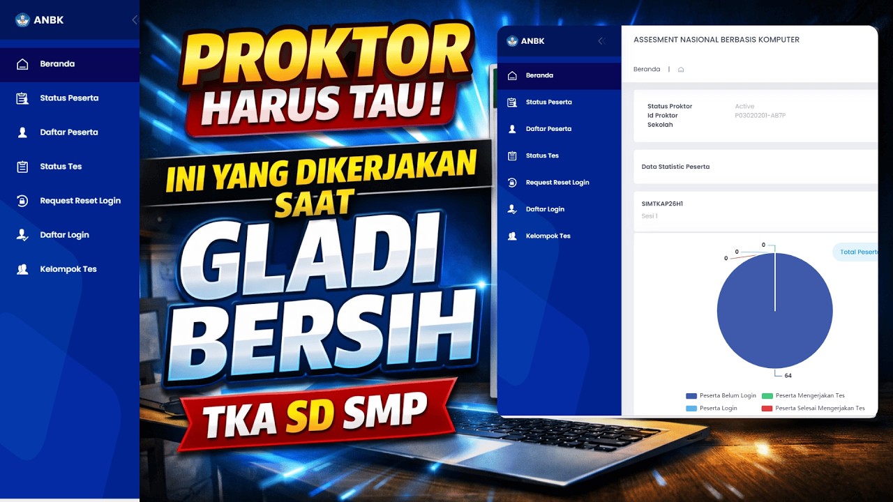 PROKTOR WAJIB TAHU! INI YANG DIKERJAKAN SAAT GLADI BERSIH TKA SD SMP | JANGAN SAMPAI SALAH