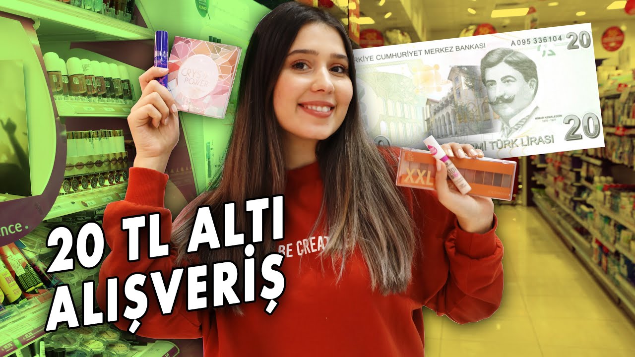 20 TL ALTI KOZMETİK ALIŞVERİŞİ 🛍