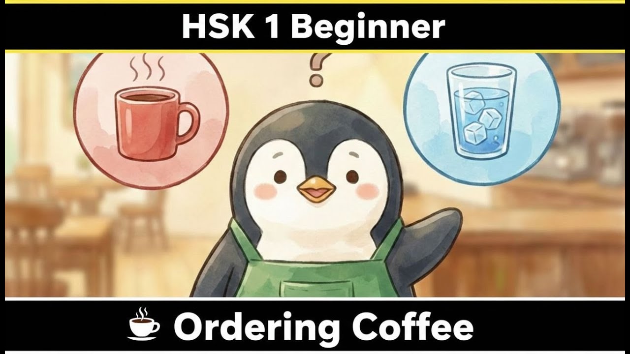Ordering Coffee in China Beginner Chinese Dialogue在中国点咖啡｜初学者中文对话