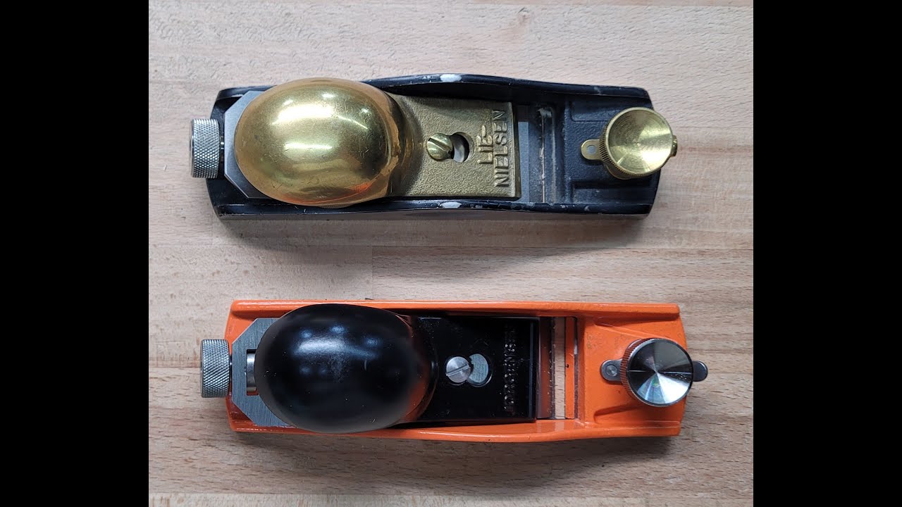 $187 Lie Nielsen Vs $35 Jorgensen (The Orange Plane - Lowes) Review and Comparison of the 60 1/2s
