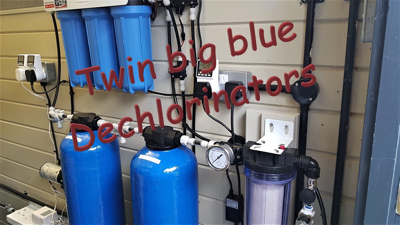 Twin Big Blue Dechlorinator