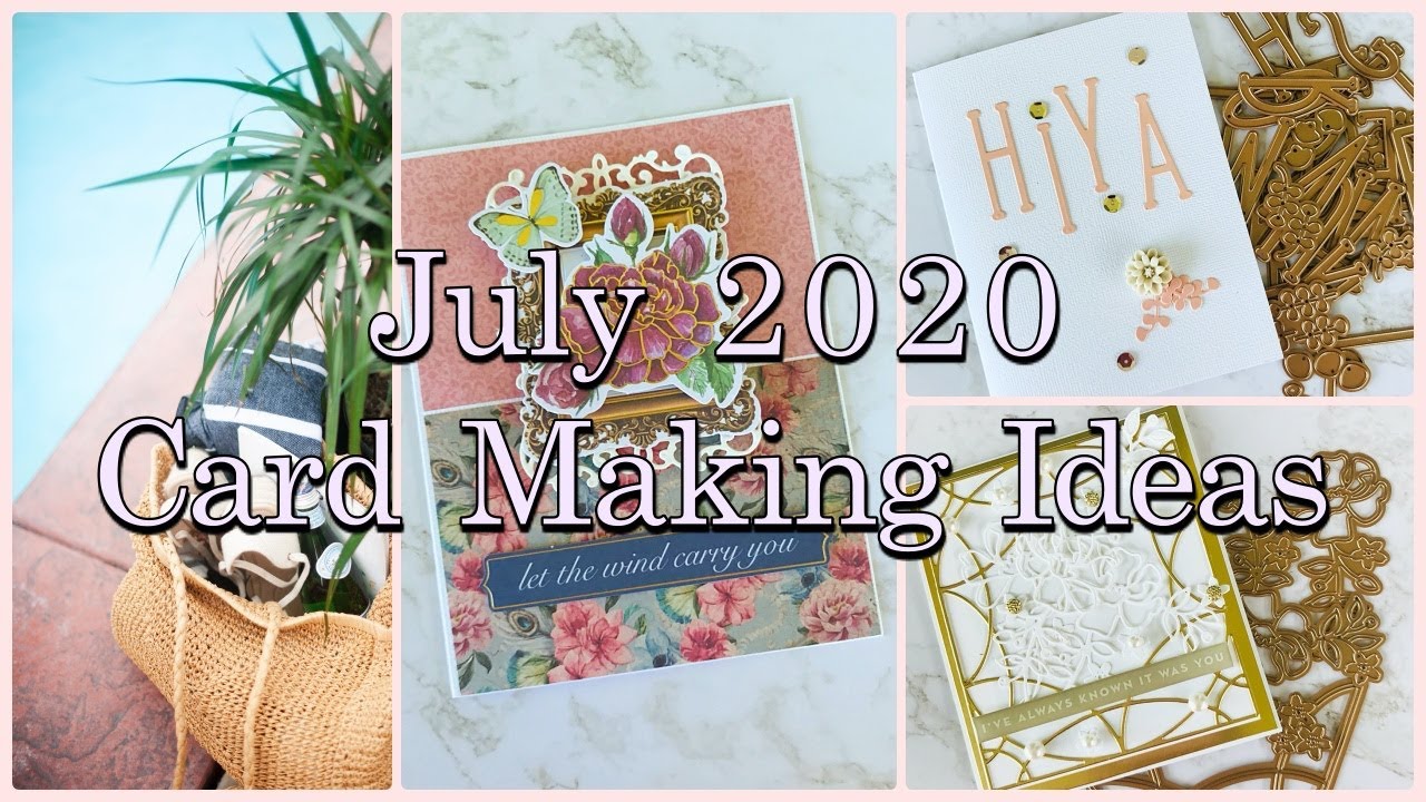5 Cards 1 Kit | Spellbinders Club Kits July 2020 | Cardmaking Ideas 2020 | Handmade Greeting Cards