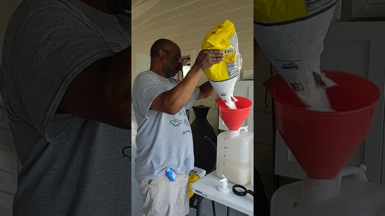 Shaved Ice. How to mix simple syrup.