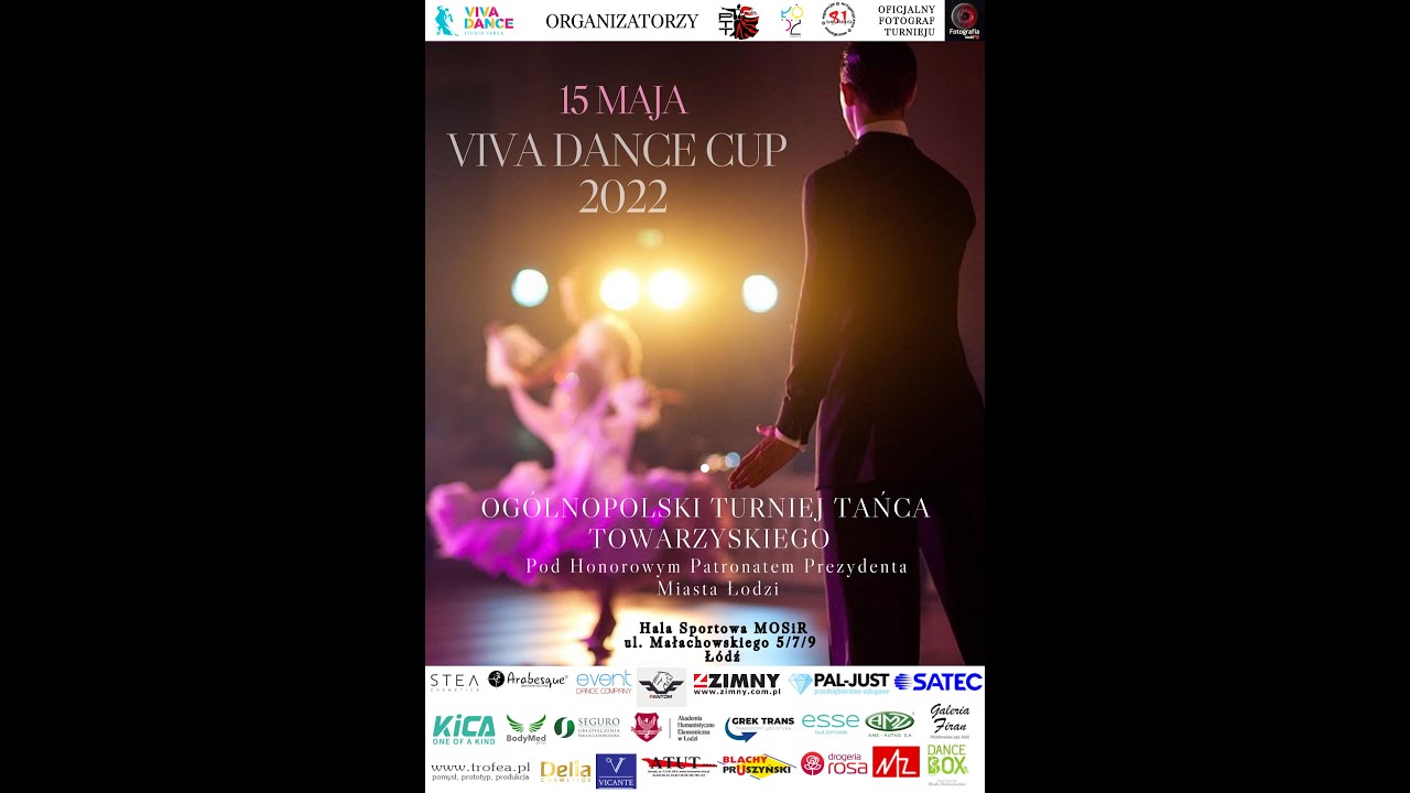 Ogólnopolski Turniej Tańca Towarzyskiego "VIVA DANCE CUP 2022" cz3