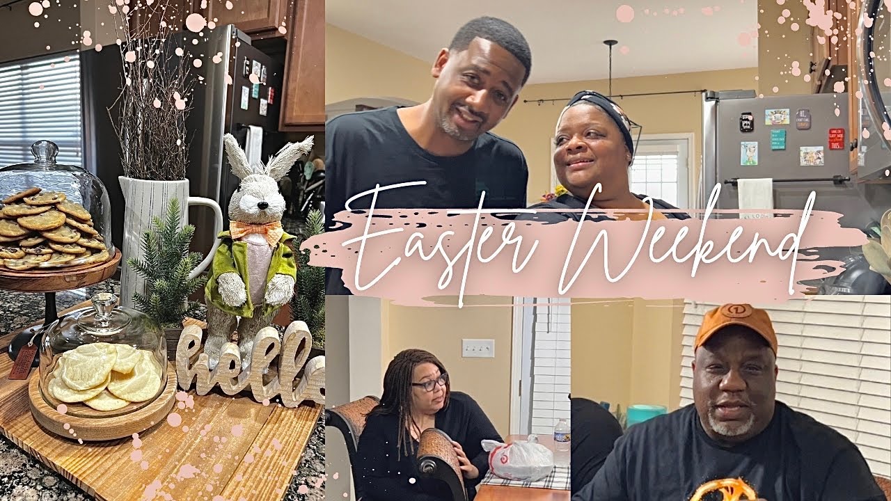EASTER VLOG : WE ENJOYED OUR FAMILY | GROWN FOLK TALK 😅 | WE HAD SO MUCH FUN | THE CAKE DRAMA