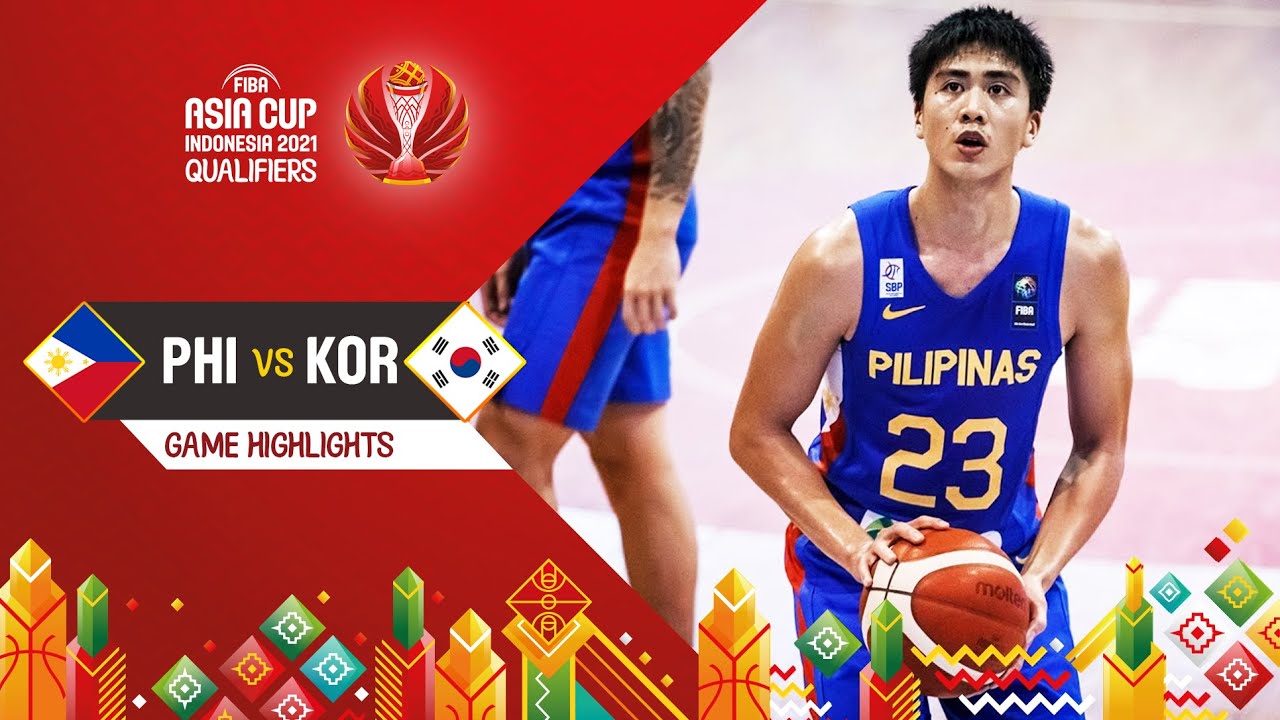 Philippines - Korea | Highlights - FIBA Asia Cup 2021 Qualifiers