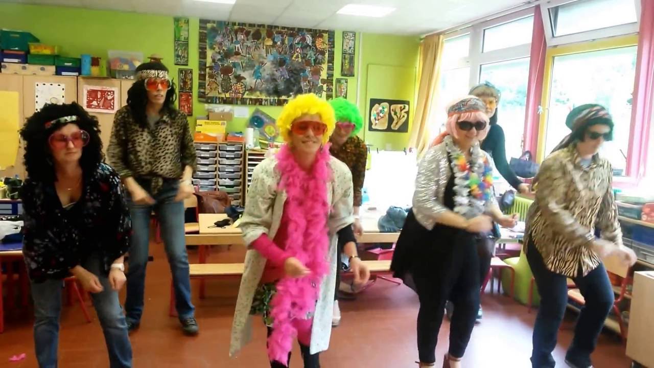 Flashmob 2016 fête d'école Moulin Pergaud