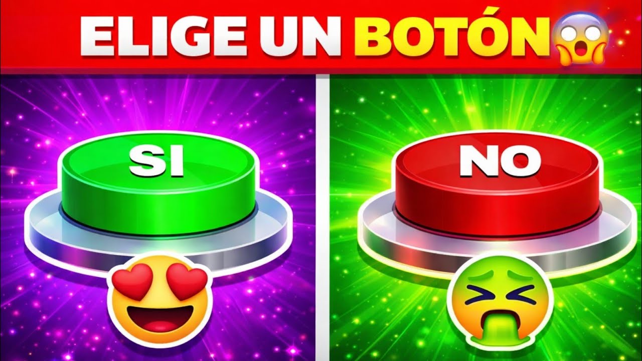 ¡Elige un Botón! 🔴🟢 Solo el 1% Gana este Juego 😱