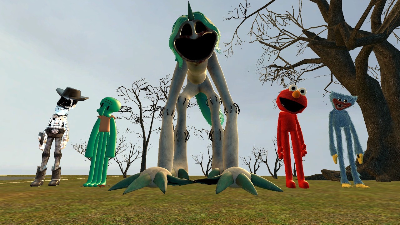 Surviving the Monsters Poppy Playtime | Garry's Mod