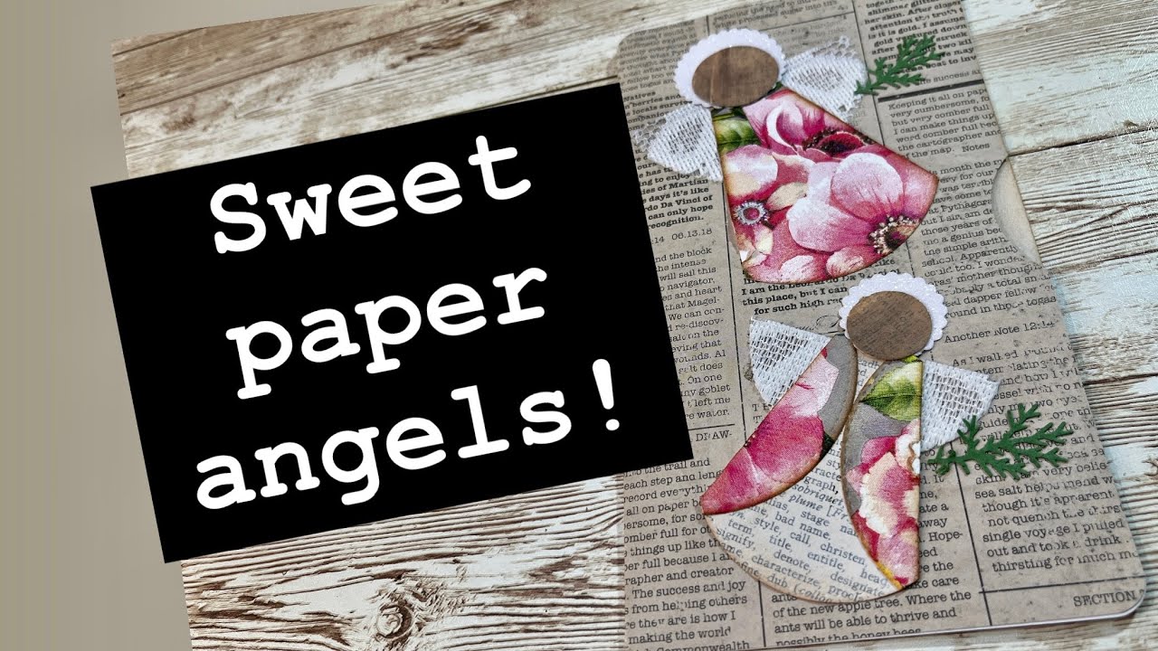 ANGELS are dear, easy ways to decorate your journal ~ #junkjournalideas