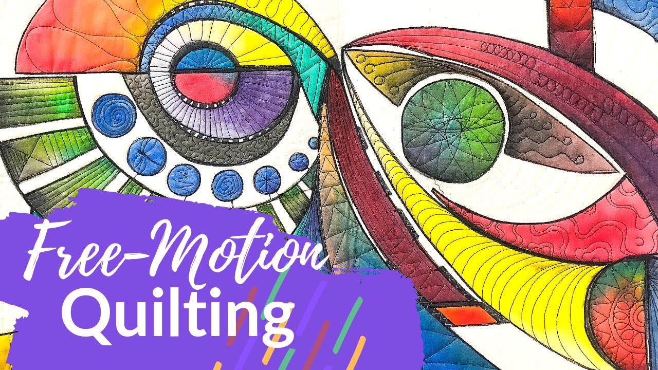 Free-Motion Quilting ~ Something Fishy