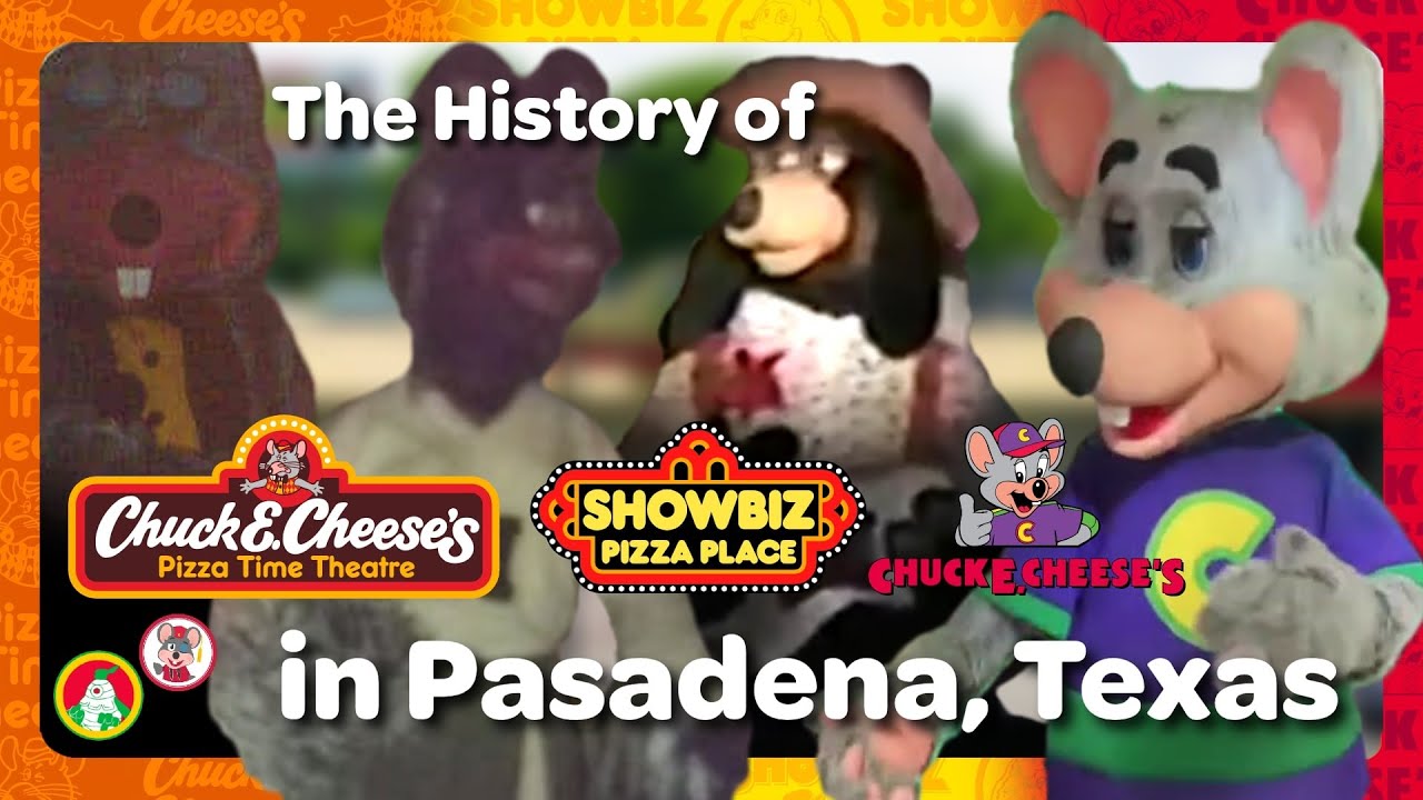 История пиццерии ShowBiz Pizza Place и ресторана Chuck E. Cheese в Пасадене, штат Техас.