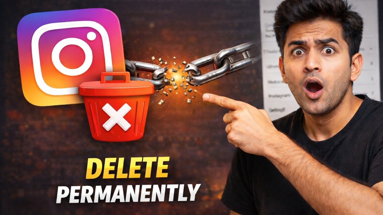 Instagram Account Permanently Delete Kaise Kare | Step by Step Hindi 2026