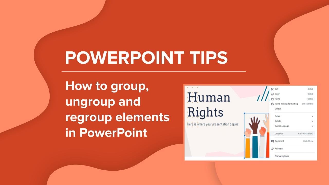 How to group and ungroup elements in PowerPoint | PowerPoint Tutorials by Slidesgo