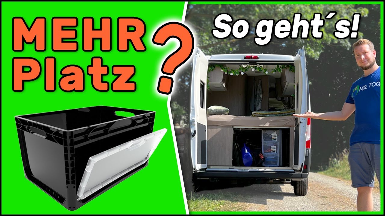 HECKGARAGE optimieren im CAMPER 📦 für mehr STAURAUM im Wohnmobil