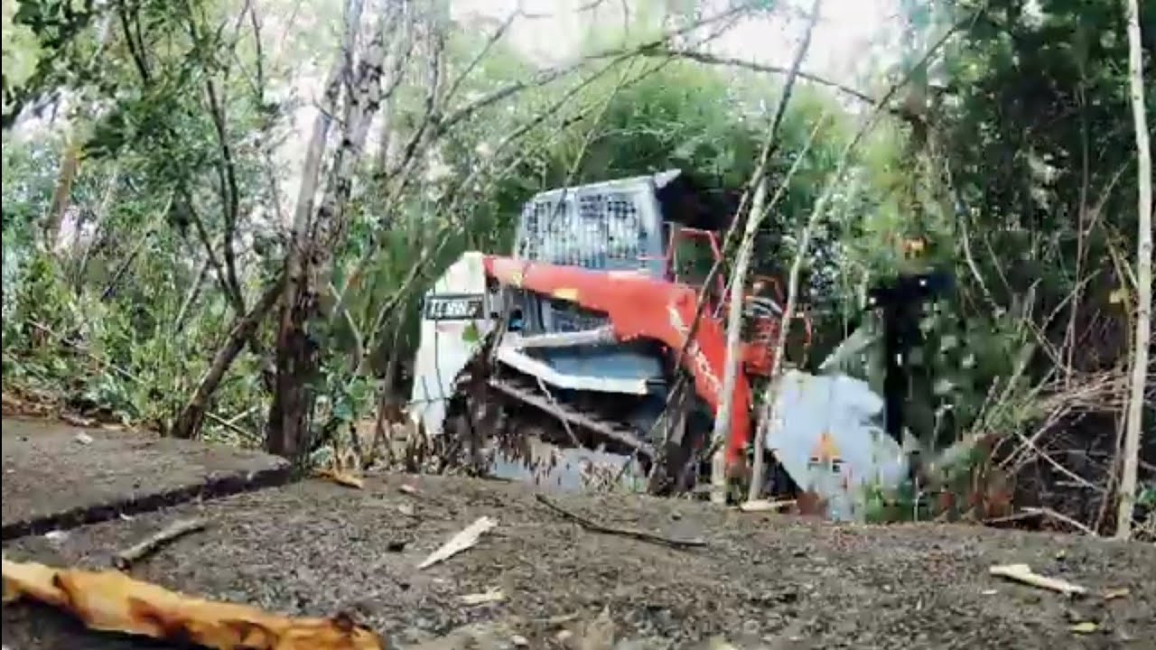 FAE Foresty head on a TL8R2 #landclearing #mulching #foresty #takeuchi #faeusa