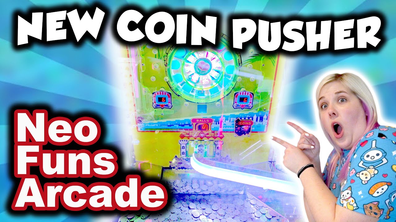 NEW Japanese-style coin pusher! Adventure Castle at NeoFuns arcade