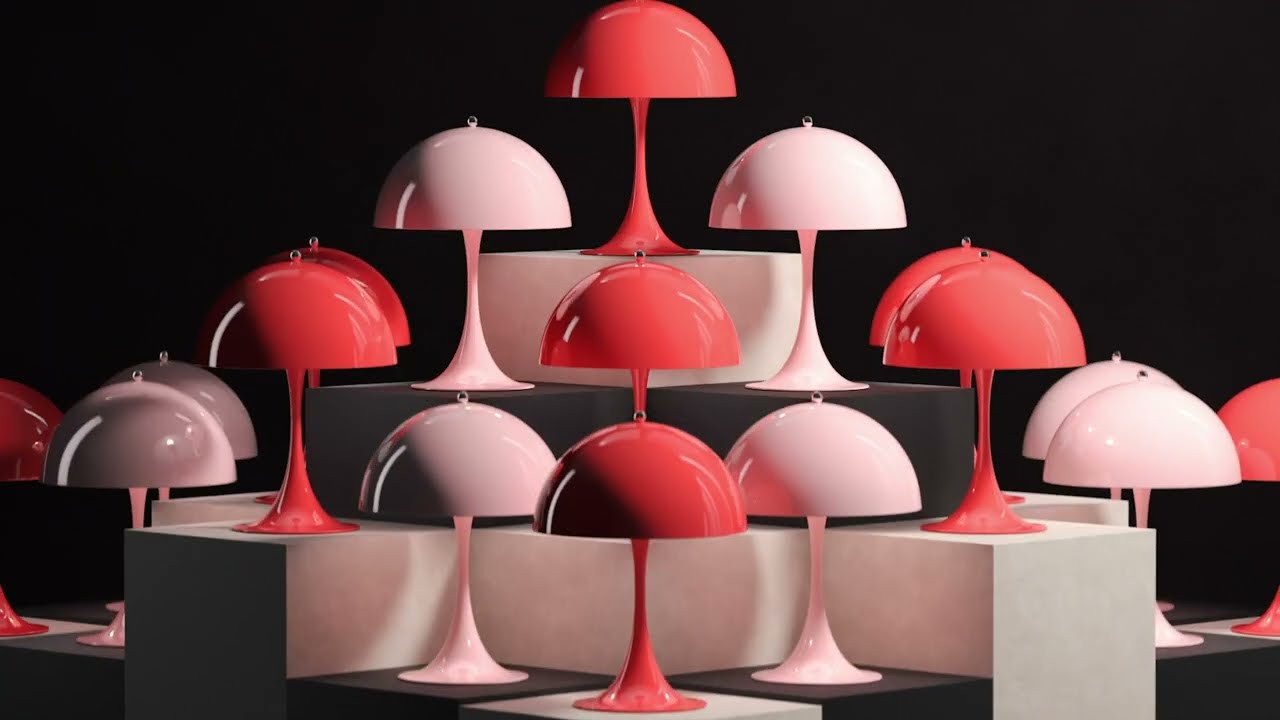 Panthella 250 & Panthella 160 Portable - Designed by Verner Panton
