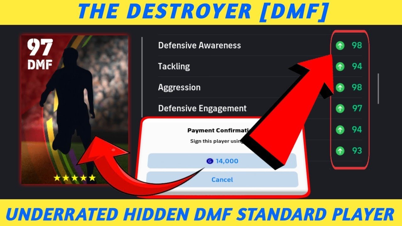 14,000 GP Only !! Most Underrated DMF Standard Player In eFootball 2024 🔥