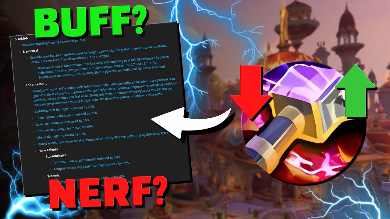 NEW Enhancement Shaman CHANGES | 12.1 PTR WoW Midnight