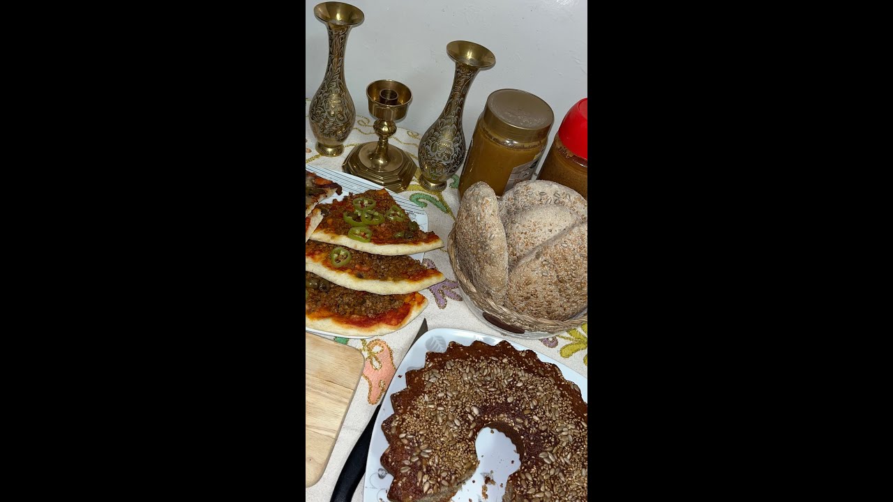 🍞 Pain complet aux céréales & Pizza kefta maison 🍕: recette facile et délicieuse !🤤