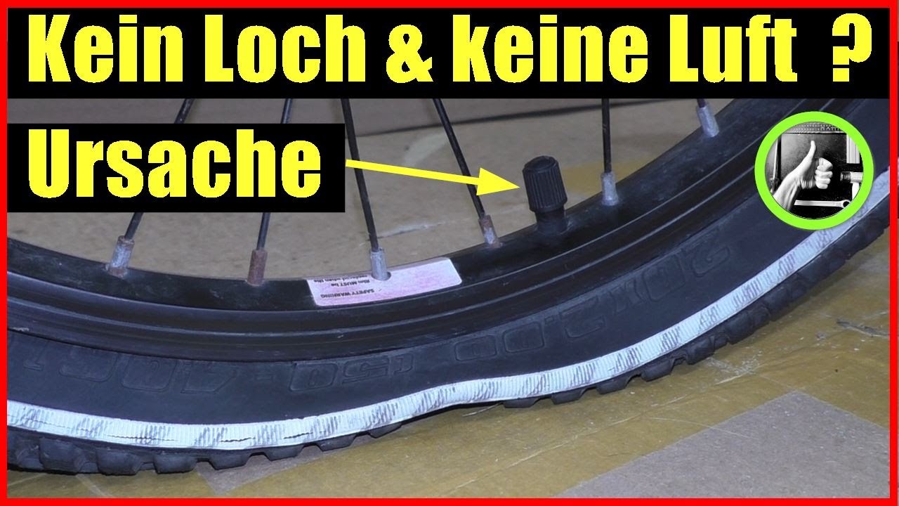 Fahrradreifen verliert luft aber kein Loch ✅ Fahrradreifen verliert langsam luft am Ventil #diy