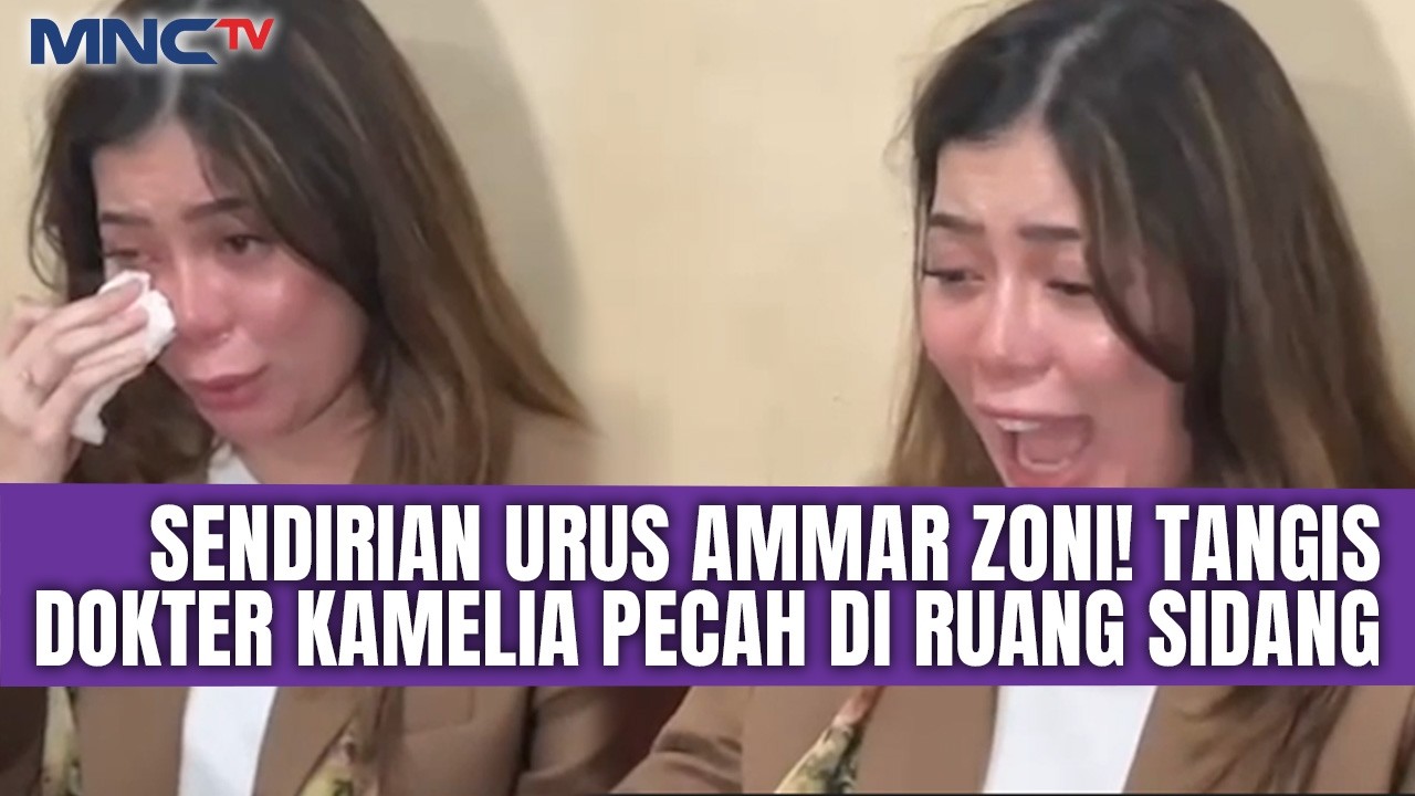 Tangis Kekasih Ammar Zoni di Pengadilan: Kalau Aku Tinggalin Siapa yang Mau Urus Dia?