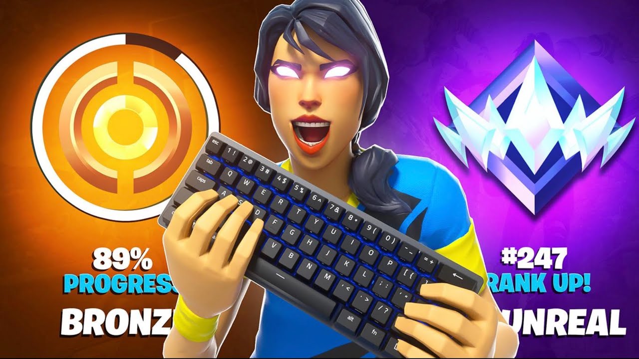 Gold to Unreal Solo SPEEDRUN.. (Fortnite Reload)