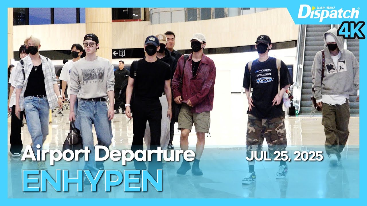 엔하이픈, “불금, 힘차게! 훈훈하게! 출국하는 엔자님들😁🔥“ l ENHYPEN, 