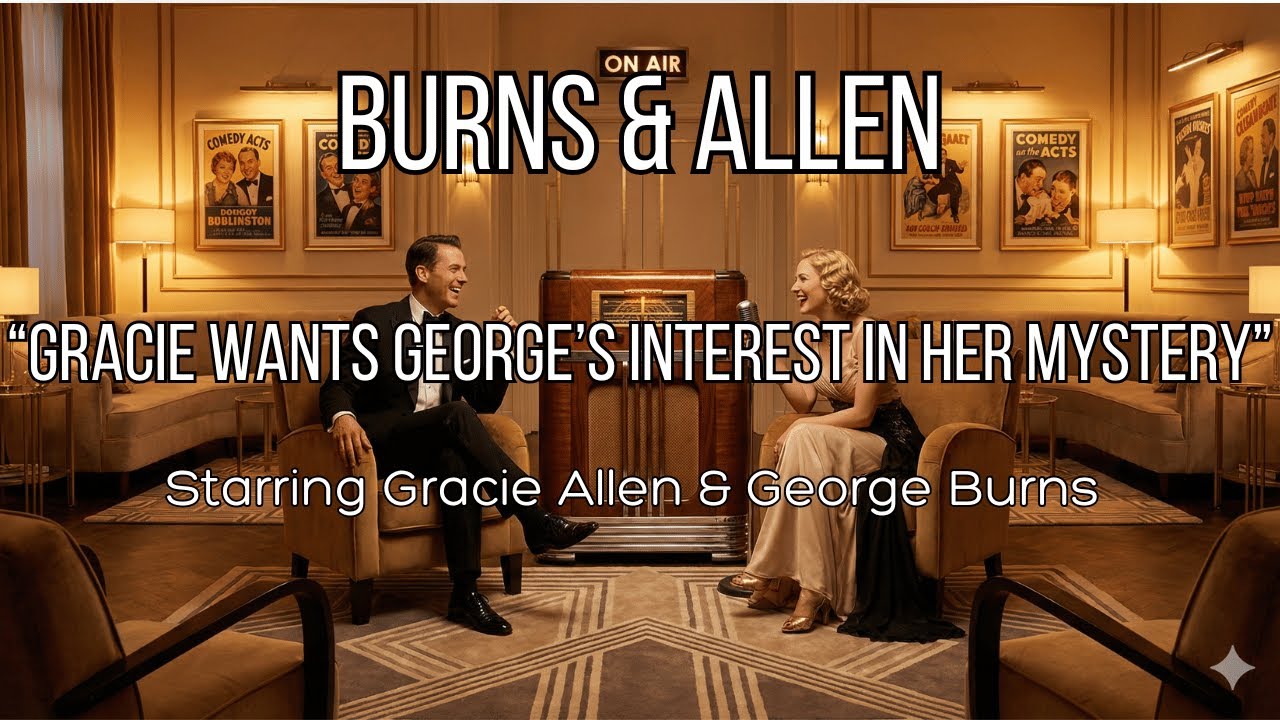 Burns and Allen - Gracie Wants George's Interest in Her Mystery (1938) | OTR Comedy