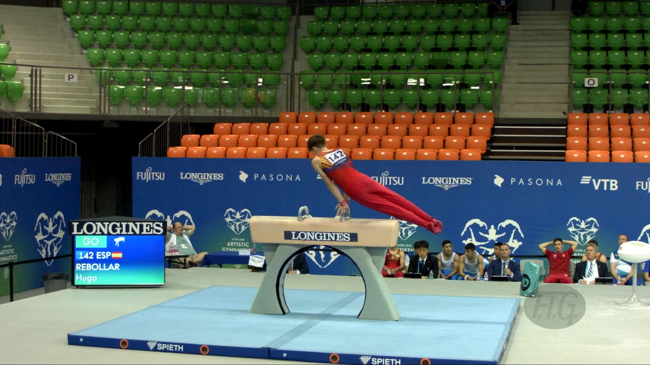 REBOLLAR Hugo (ESP) - 2019 Artistic Junior Worlds, Gyor (HUN) - Qualifications Pommel Horse