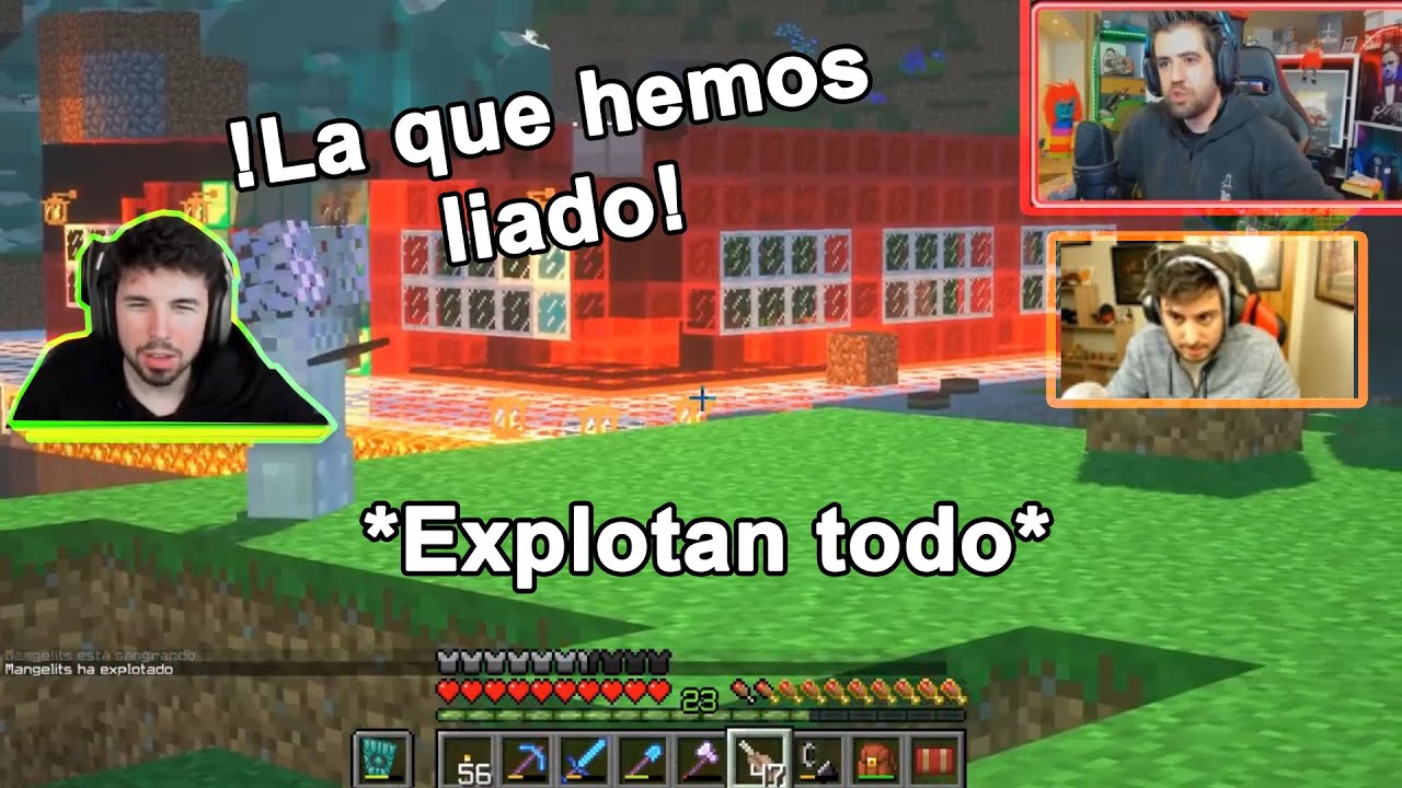 Willy, Fargan, Rubius y Auronplay VS Lolito - Karmaland