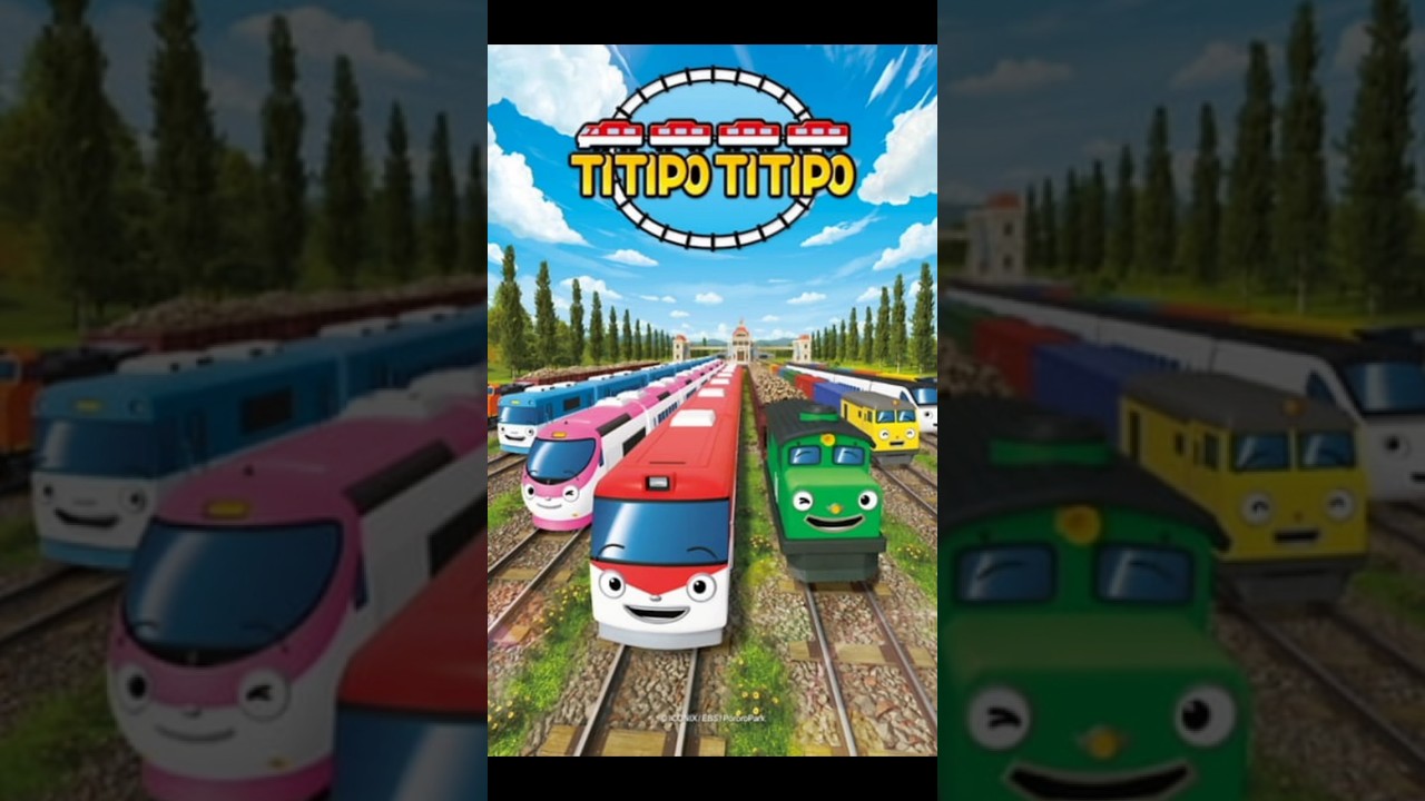 Titipo #cartoon #interesting #trains #routes #diesel  #genie #jenny #shortsvideo #veryshort