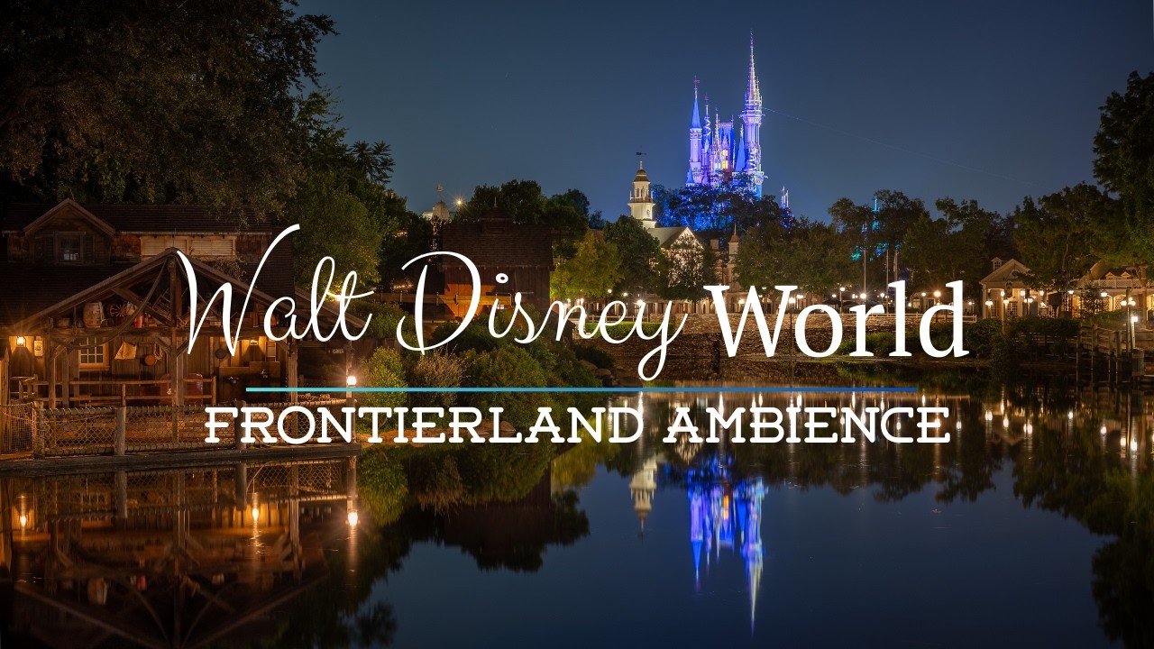 Frontierland at Night | Walt Disney World Ambience & Relaxing Western Music