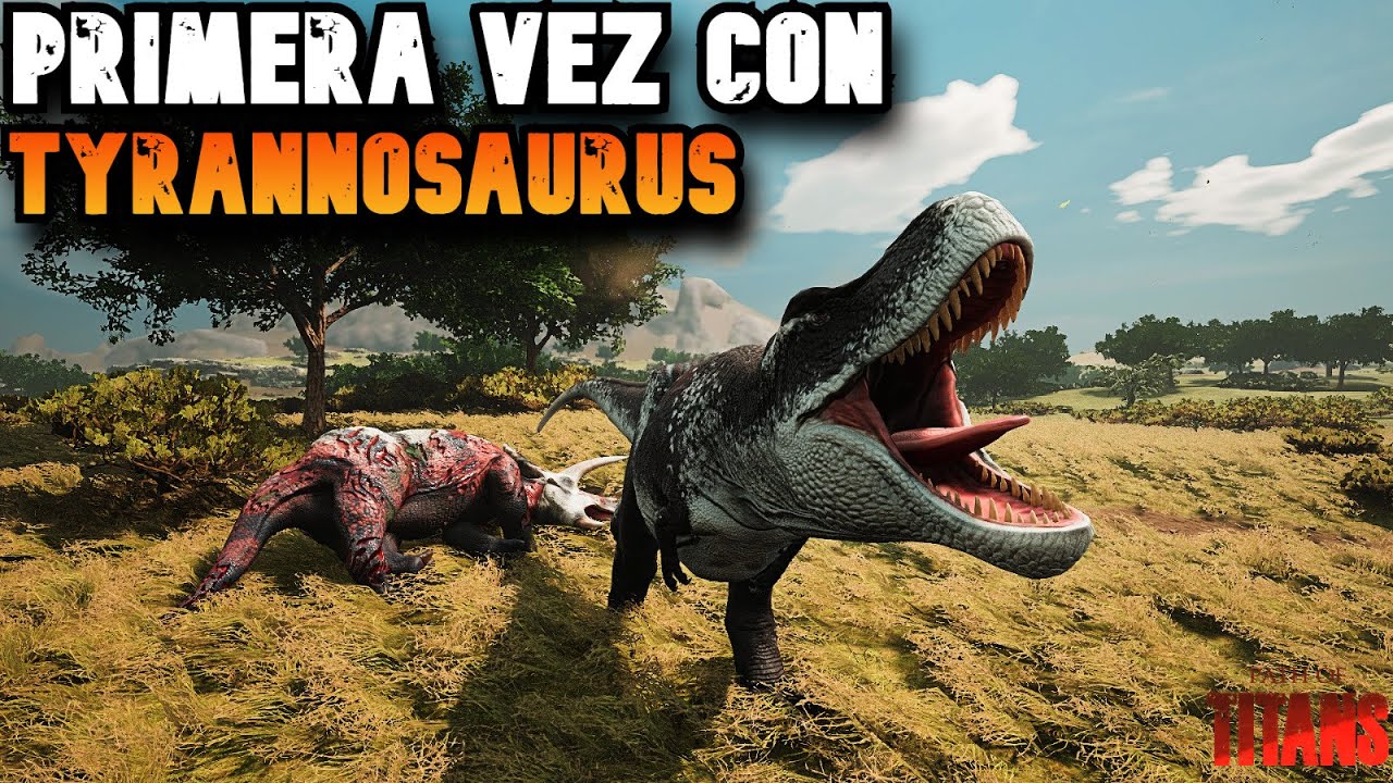 JAMAS IMAGINE QUE EL T-REX SERIA EL MEJOR DINOSAURIO DE PATH OF TITANS // TODOS CAEN A MIS PIES