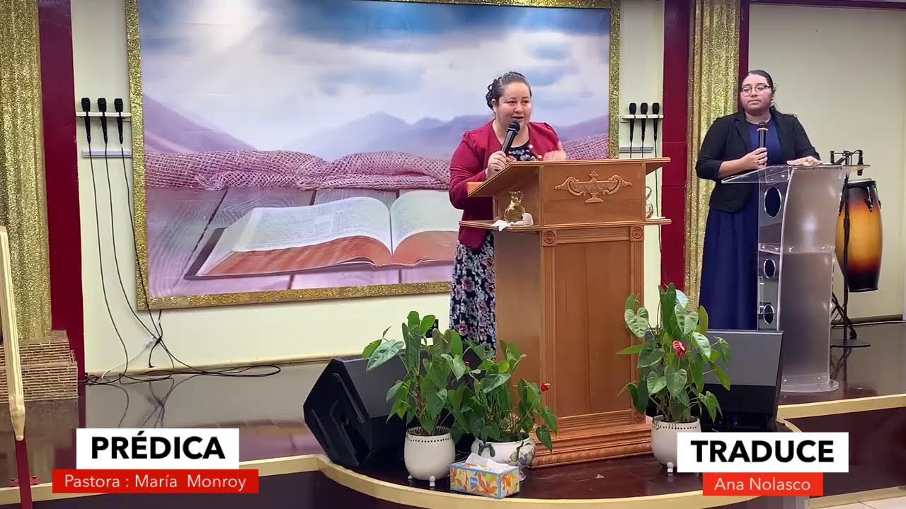 Prédica:  Pastora María Monroy 03/08/2026