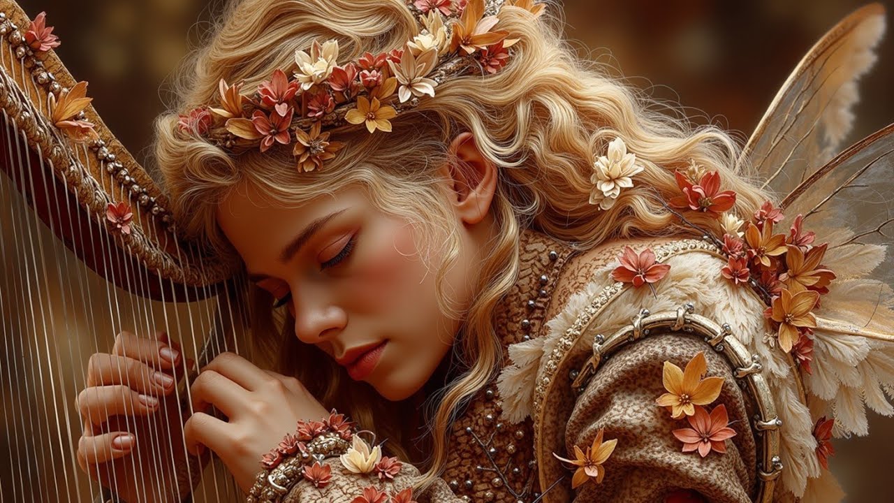 Heavenly Harp Melodies ~ Христианская расслабляющая музыка и шум спокойного сна