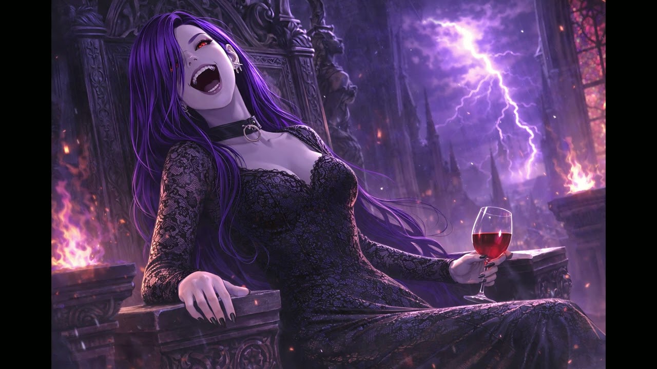 Monica & The Wolves - Applause for the Villain - Gothic Villian Song (Suno V5)