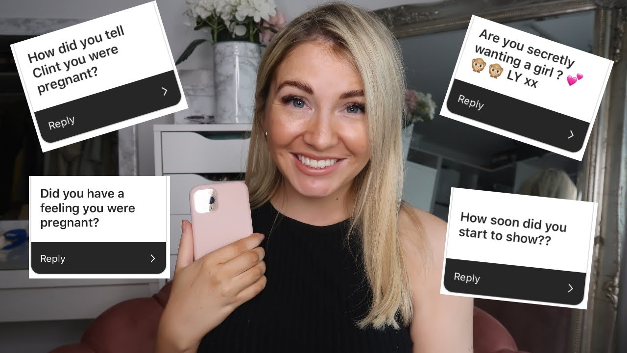 PREGNANCY Q&A | FIRST TRIMESTER AND FINDING OUT IM PREGNANT | ellie polly