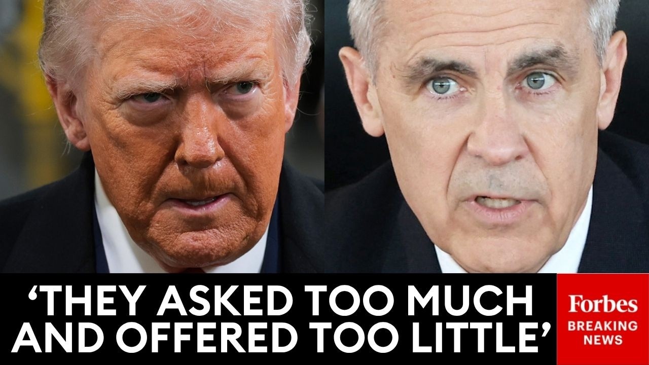 BREAKING NEWS: Canadian PM Mark Carney Announces Reciprocal Tariffs On The U.S. As Trade War Ignites