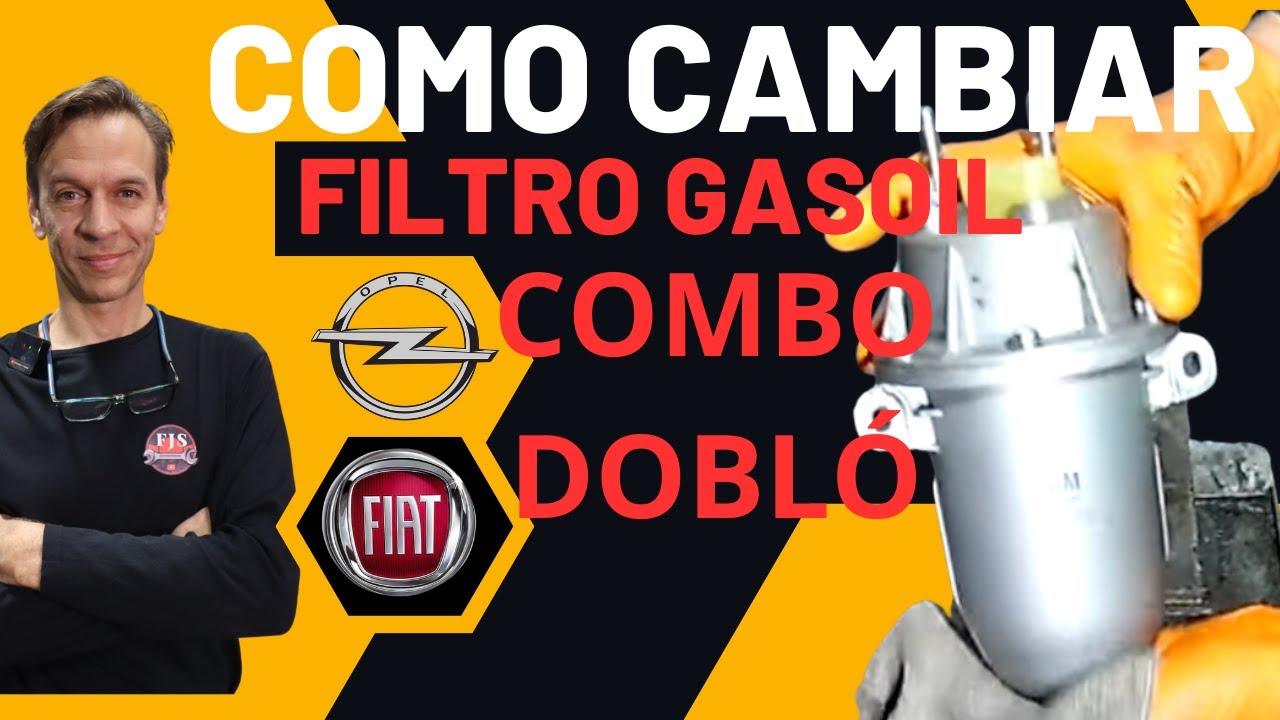 Motor fiat doblo 1.3 multijet Cómo Cambiar el Filtro de Combustible en un Opel Combo/Fiat Doblo.