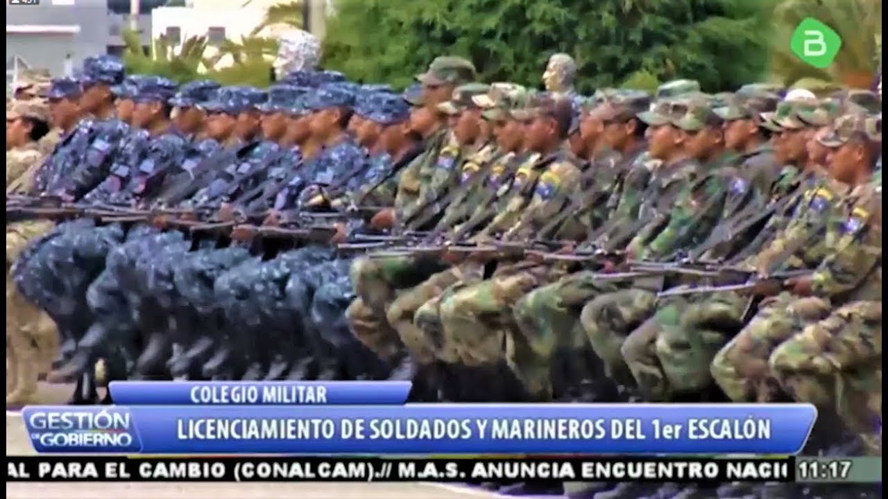 Acto de Licenciamiento De Soldados y Marineros Del 1er Escalón De Las FF.AA. Categoría 2018