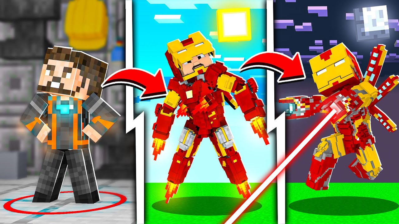 IRON MAN OLARAK MİNECRAFT OYNAMAK - Minecraft Süper Kahramanlar Modu