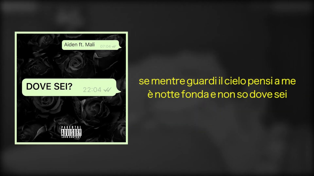 Aiden ft. Mali - DOVE SEI? 😔